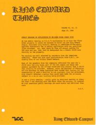 King Edward Times Volume 6, Number 11, June 19, 1980