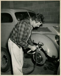 Fender repair, ca. 1949