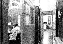 Hallway of dental clinic