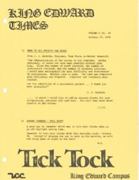 King Edward Times Volume 5, Number 29, October 27, 1978