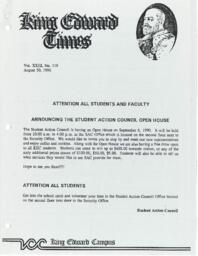 King Edward Times Volume 23, Number 119, August 30, 1990