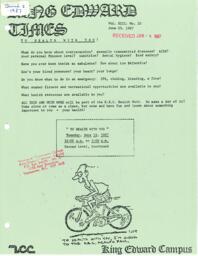 King Edward Times Volume 13, Number 10, June 5, 1987