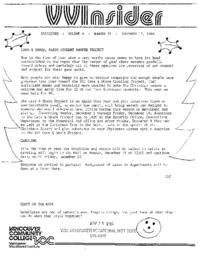 VVInsider Volume 4, Number 34, November 17, 1986