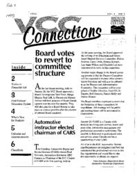 Connections Volume 1, Number 5, February 9, 1995