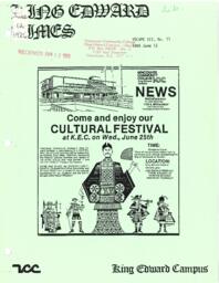 King Edward Times Volume 12, Number 11, June 12, 1986