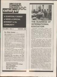 Catalyst Volume 2, No. 4 (Winter 1985)