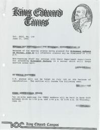 King Edward Times Volume 22, Number 109, June 21, 1990