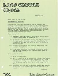 King Edward Times, August 5, 1983
