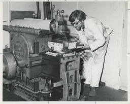 Student using a Butler 18 inch Super Shaper