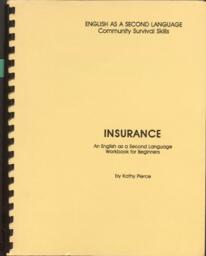 Insurance: An English as a Second Language workbook for beginners
