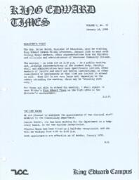 King Edward Times Volume 5, Number 35, January 10, 1980