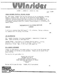 VVInsider Volume 2, Number 31, August 3, 1984