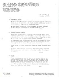 King Edward Times Volume 2, Number 14, November 7, 1975