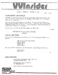 VVInsider Volume 2, Number 41, October 19, 1984