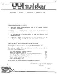 VVInsider Volume 7, Number 2, February 3, 1989