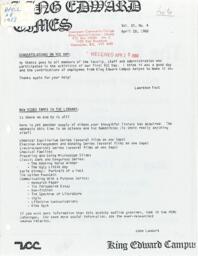 King Edward Times Volume 15, Number 04, April 28, 1988