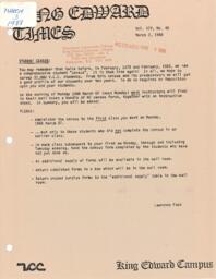King Edward Times Volume 14, Number 46, March 3, 1988