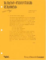 King Edward Times Volume 2, Number 76, March 4, 1977