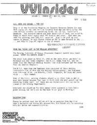 VVInsider Volume 2, Number 18, May 4, 1984