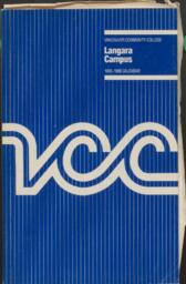 1985-1986 Vancouver Community College Langara Campus Calendar