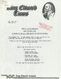 King Edward Times Volume 19, Number 57, May 18, 1989