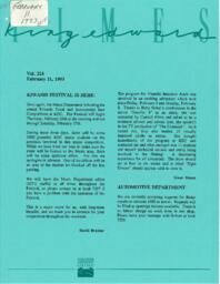 King Edward Times Volume 224, February 11, 1993