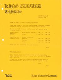King Edward Times Volume 7, Number 11, June 12, 1981