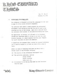 King Edward Times Volume 2, Number 27, February 20, 1976
