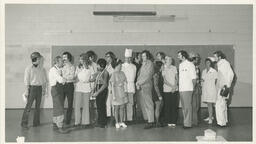 Students in different outfits representing programs at VCC