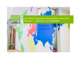 VCC Work Integrated Learning (WIL) instruction research: Experience and highlights