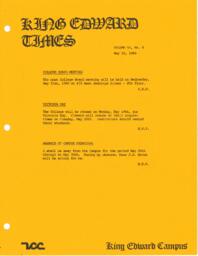 King Edward Times Volume 6, Number 6, May 16, 1980