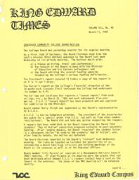 King Edward Times Volume 7, Number 46, March 11, 1982