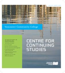 2007 Winter VCC Centre for Continuing Studies Calendar