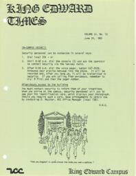 King Edward Times Volume 9, Number 12, June 30, 1983