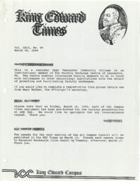 King Edward Times Volume 22, Number 99, March 8, 1990