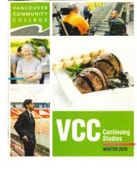 2018 Winter VCC Continuing Studies Calendar