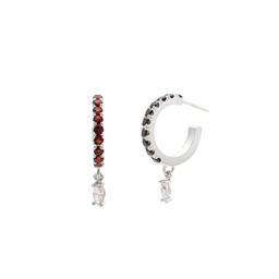 Multi-stone earrings