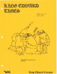 King Edward Times Volume 8, Number 7, May 13, 1982