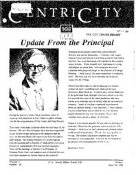 Centricity Volume 2, Number 02, April 26, 1991