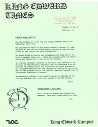 King Edward Times Volume 12, Number 04, April 24, 1986