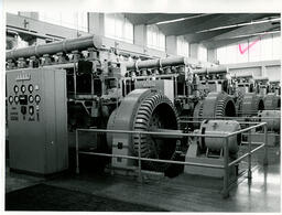 Inside a power station, ca. 1976