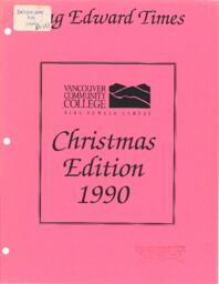 King Edward Times Christmas Edition 1990, Volume 23, Number 133, December 20, 1990