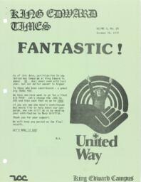 King Edward Times Volume 5, Number 29, October 19, 1979