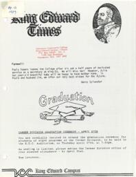 King Edward Times Volume 18, Number 52, April 13, 1989
