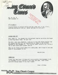 King Edward Times Volume 20, Number 74, September 14, 1989