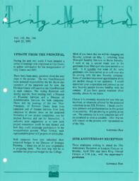 King Edward Times Volume 145, Number 146, April 25, 1991