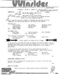 VVInsider Volume 4, Number 15, June 6, 1986