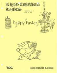 King Edward Times Volume 7, Number 3, April 16, 1981