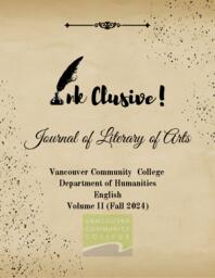 Ink Clusive! Volume 2: Journal of Literary Arts