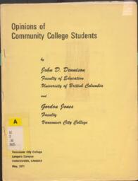 Opinions of Community College students
